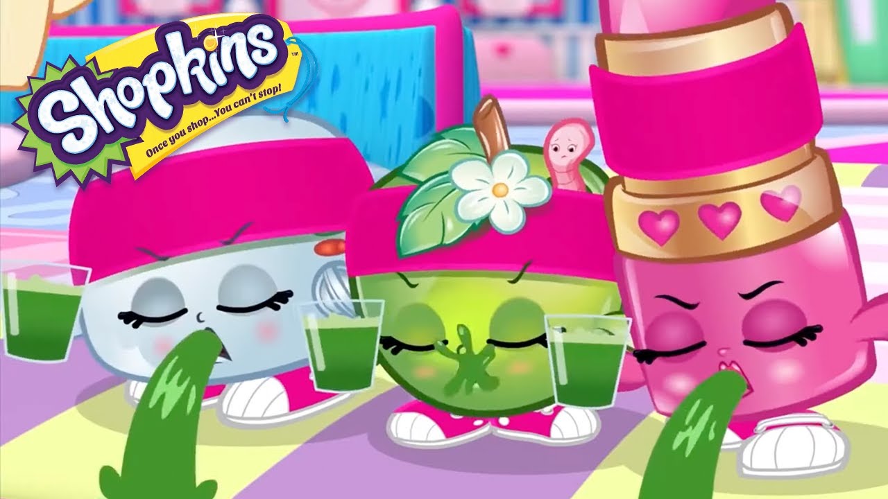 🧃🤢 SHOPKINS Cartoon - GROSS GREEN JUICE | Cartoons For Children 🤢🧃