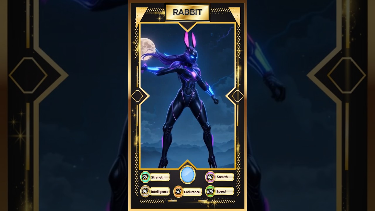 VEYLIX - The Lightning Rabbit Strikes with Silent Speed! 🐇 | WildLegends #08 #ai