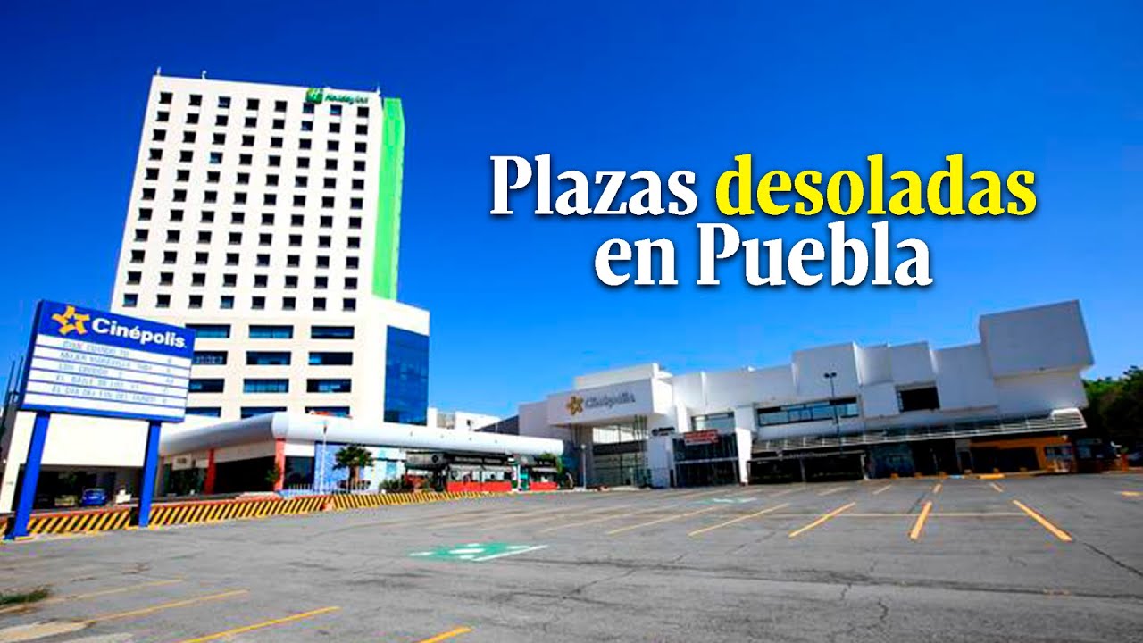 Sin gente y con negocios vacíos, así se ven algunas plazas comerciales en Puebla capital