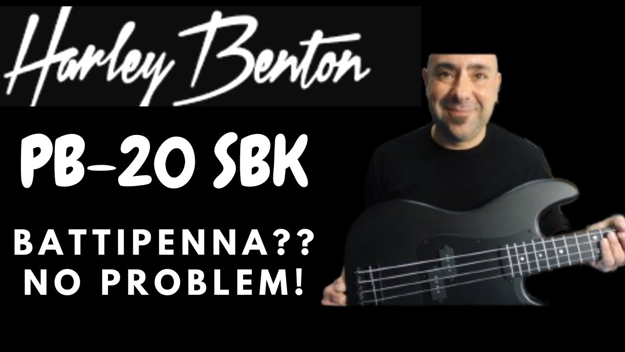 Harley Benton PB-20 SBK- Battipenna?? No Problem! (sostituzione del battipenna)