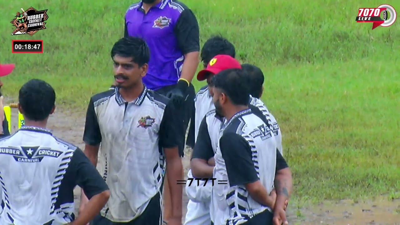 MANKOLI VS MANDA MATCH AT RUBBER CRICKET CARNIVAL 2025
