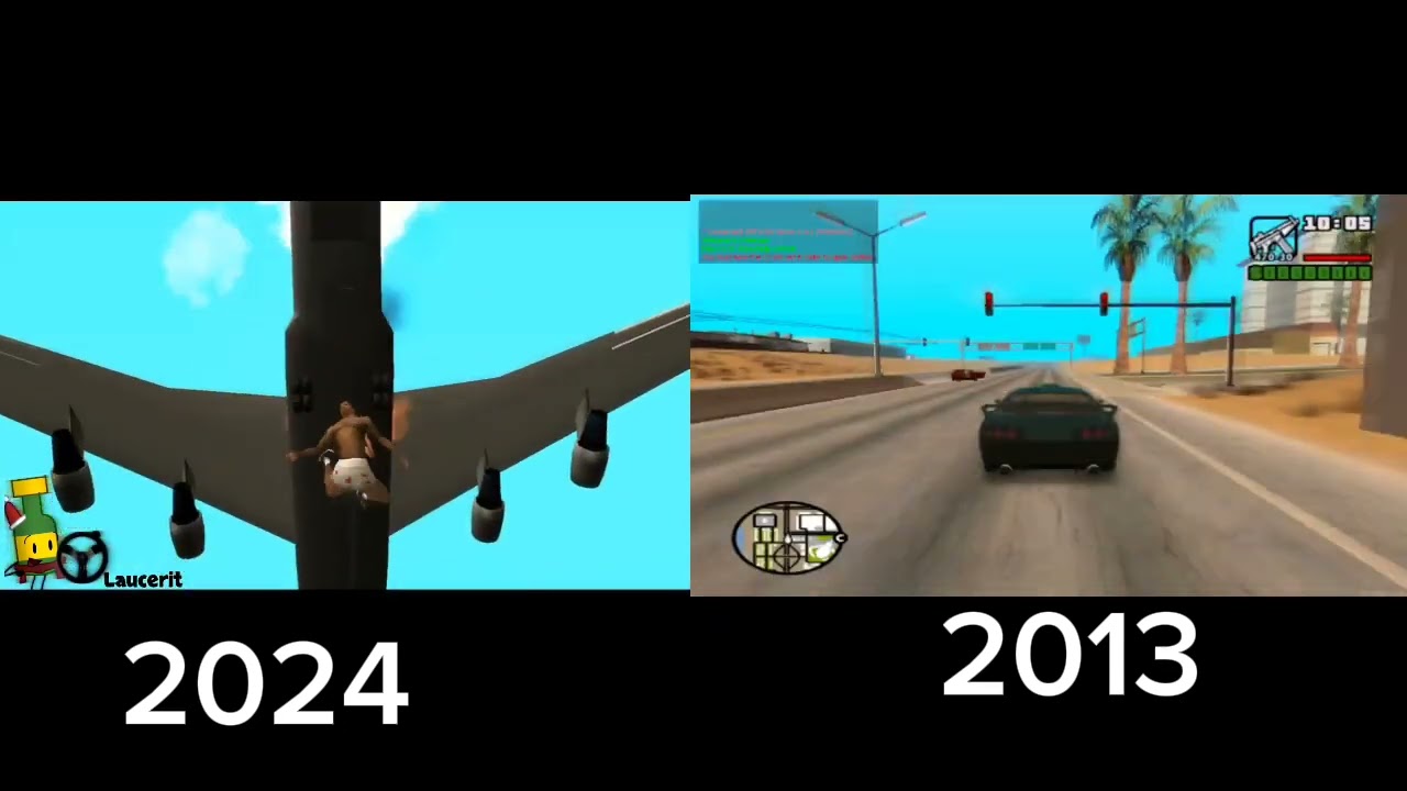GTA: San Andreas | Sparta Dark Heart Remix | Comparison