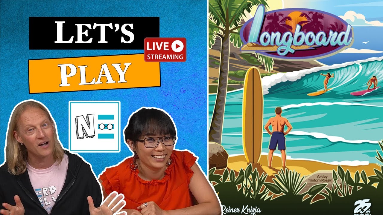 LONGBOARD -  Live Board Game Playthrough & Review e131