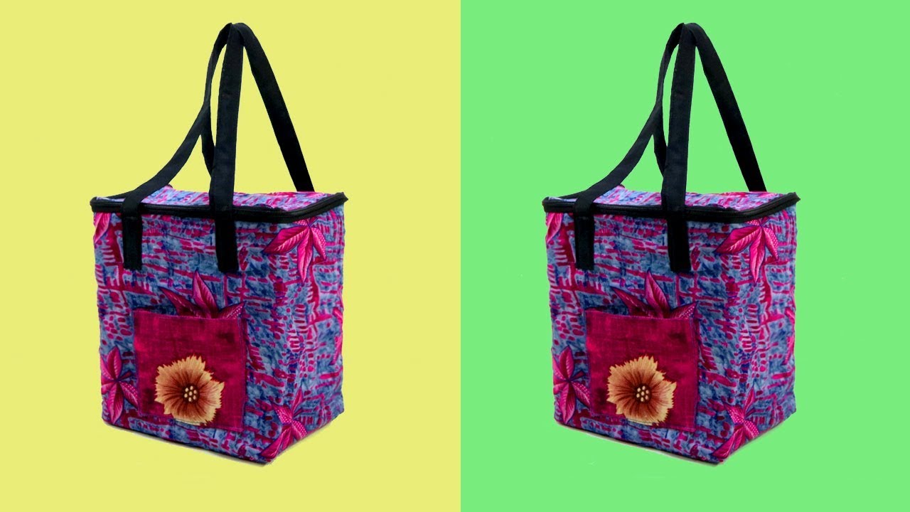 DIY TIFFIN BAG with WASTE CLOTHES - USEFUL CRAFTS