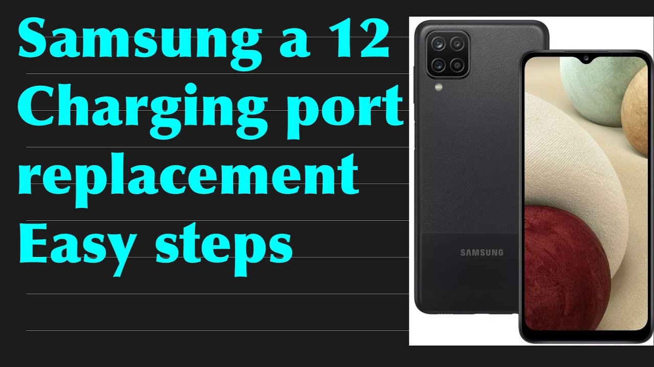 Samsung A12 charging port replacement #how to change charging port a12