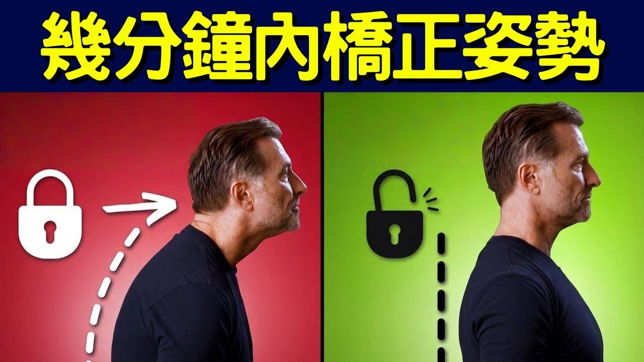 頭前傾2.5公分加重4.5公斤！柏格醫生教你每晚幾分鐘快速矯正駝背（筋膜伸展）