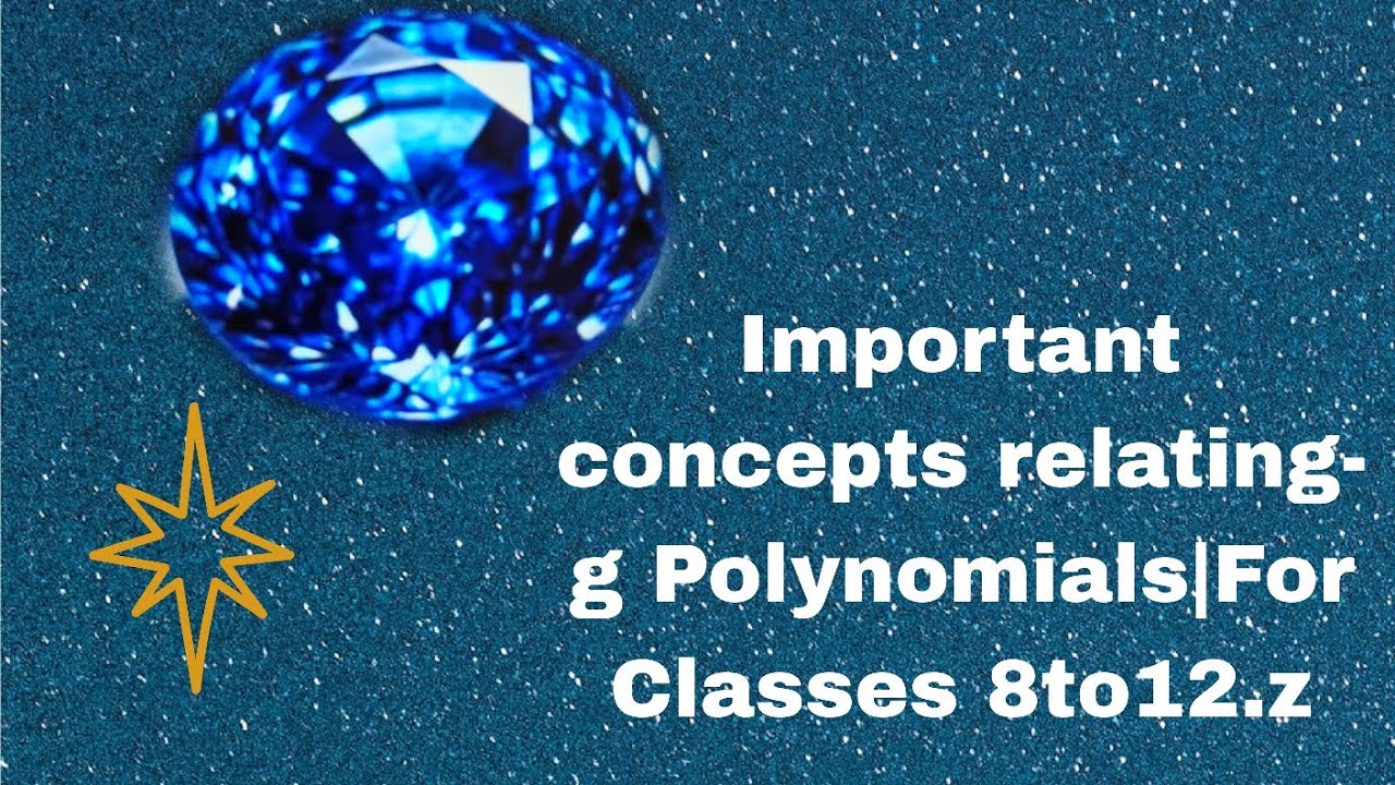 Very important results relating polynomials|For Classes 8 to 12|