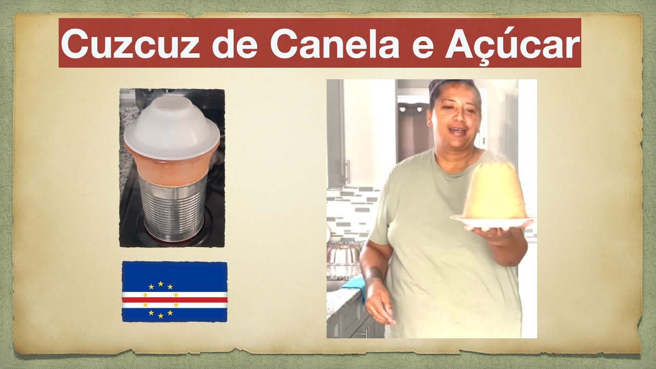 Cuzcuz de Canela e A&ccedil;&uacute;car  #cuzcuz #cuscus #CaboVerde #Canela #A&ccedil;&uacute;car
