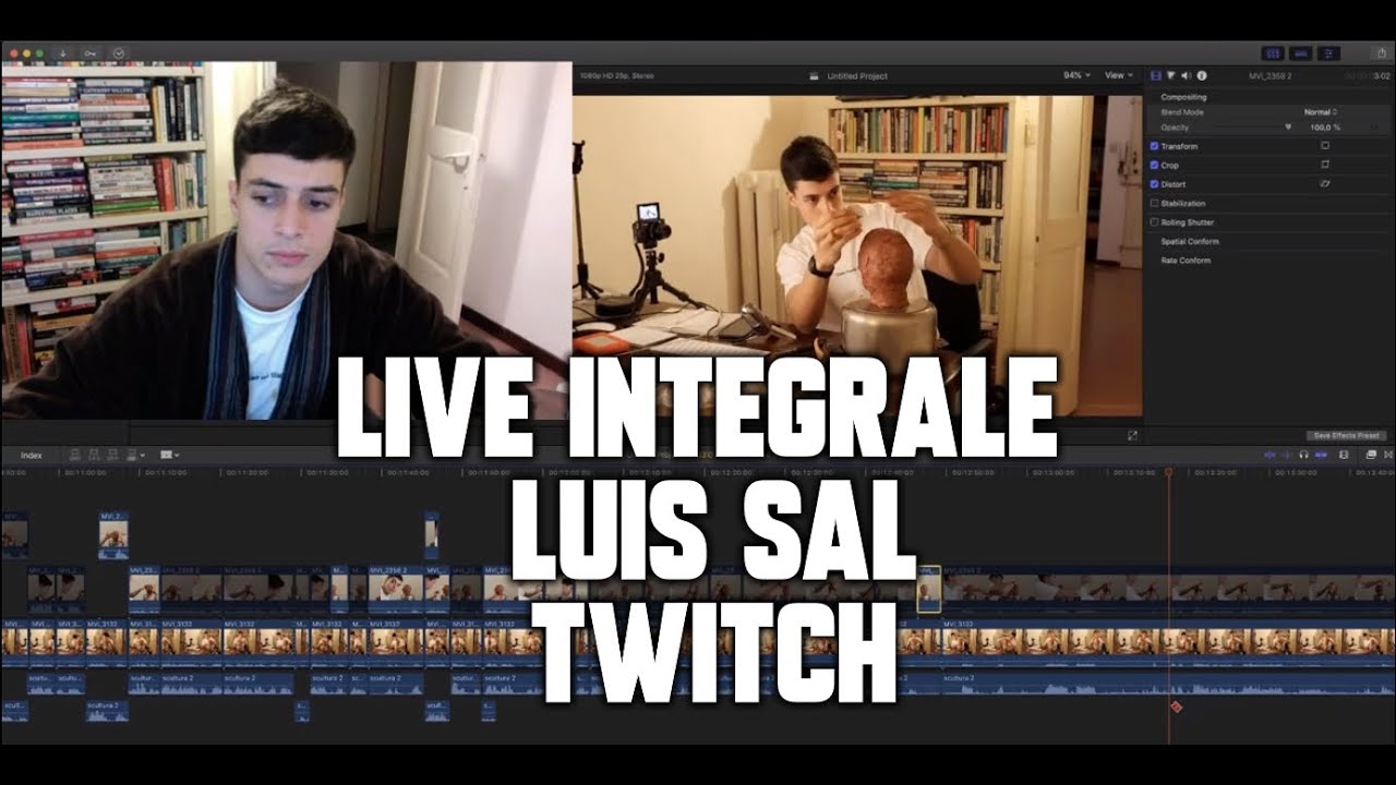 LIVE integrale Luis Sal - MONTO SU TWITCH