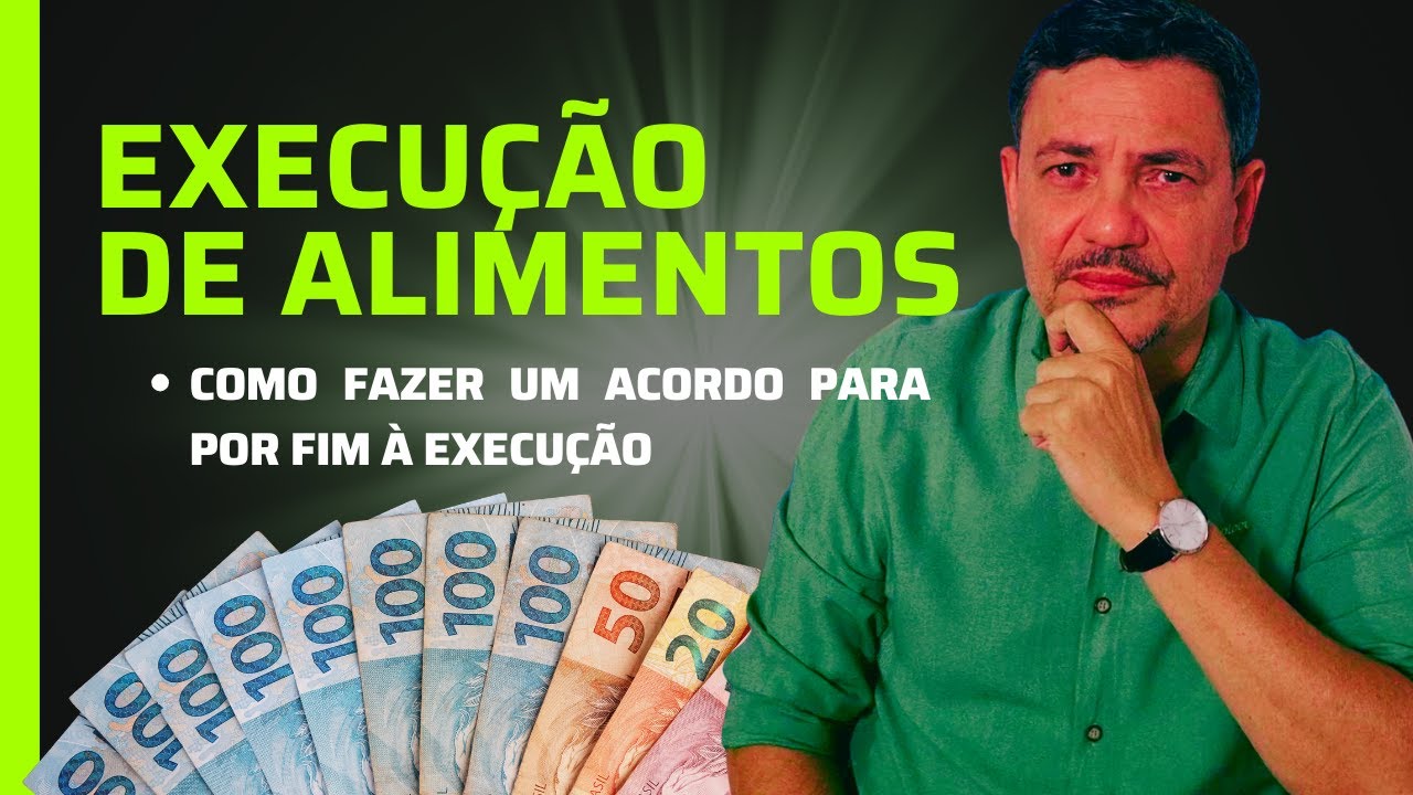 Como fazer um acordo na execução de alimentos. #pensão #filhos #gedieljr