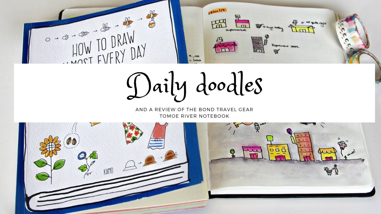 Daily doodles; tomoe river notebook and book review