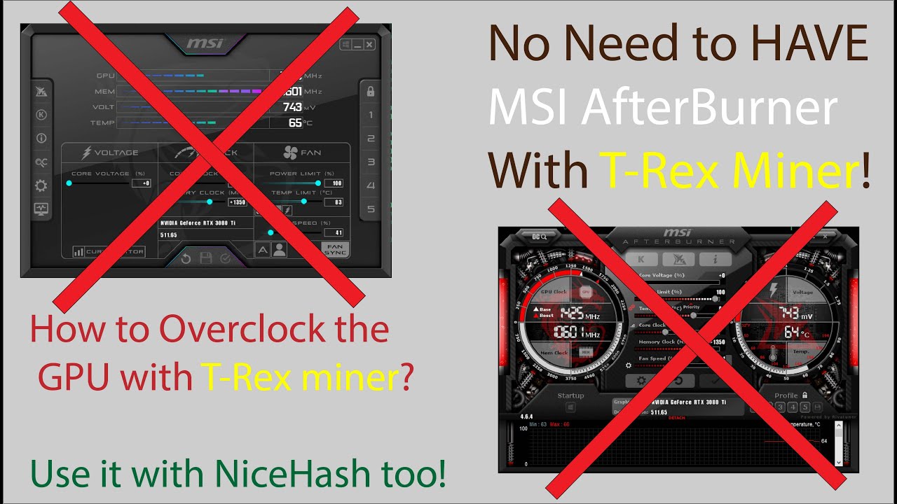 How to Overclock Your GPU with T-Rex Miner? Target MEMORY Temperature!
