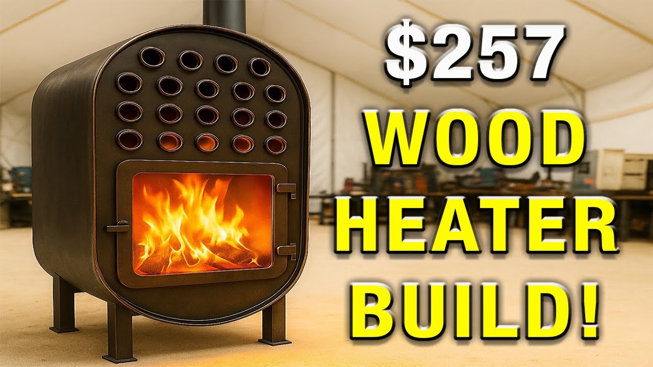 How I’m Heating My 2,100 Sq Ft Shop with a $257 DIY Wood Heater