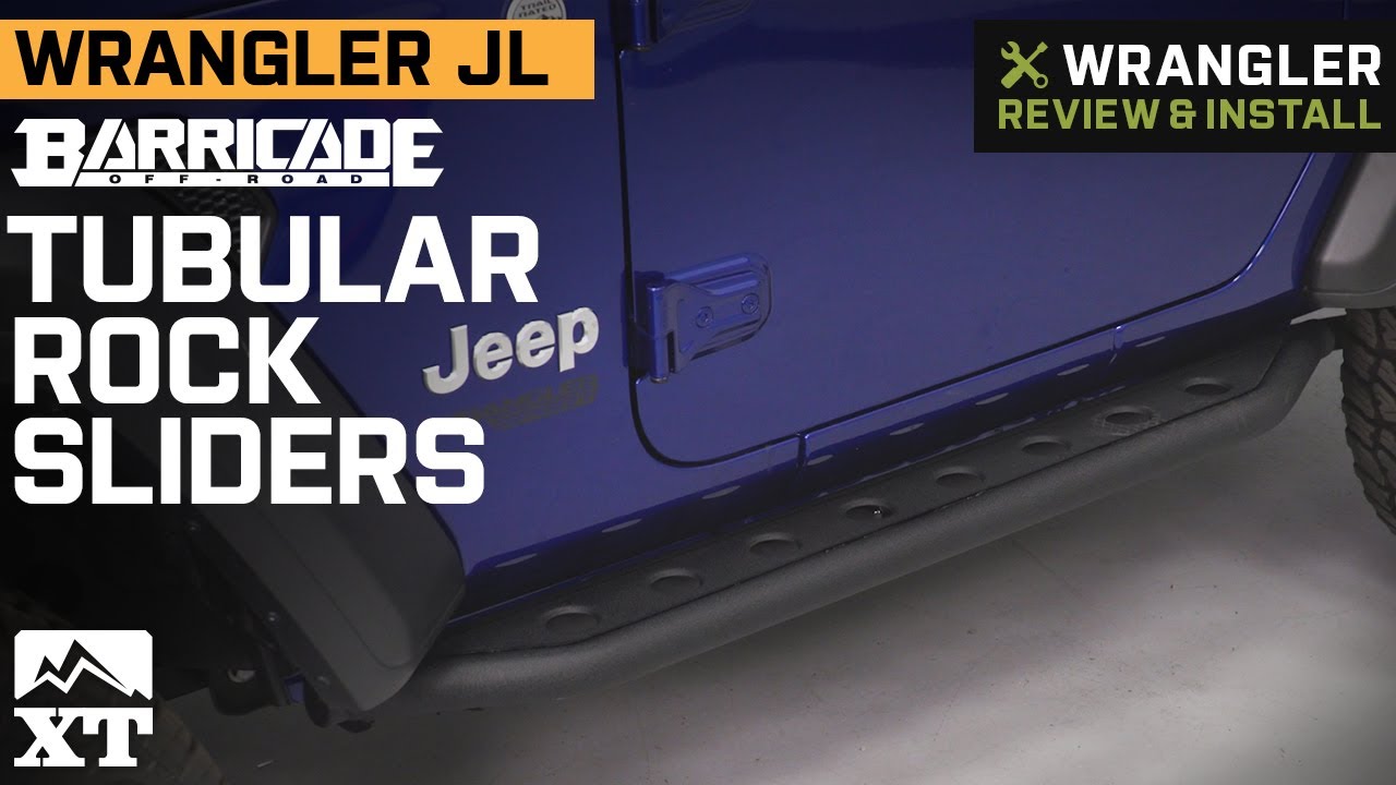 Обзор и установка трубчатых порогов Barricade для 2-дверного Jeep Wrangler JL