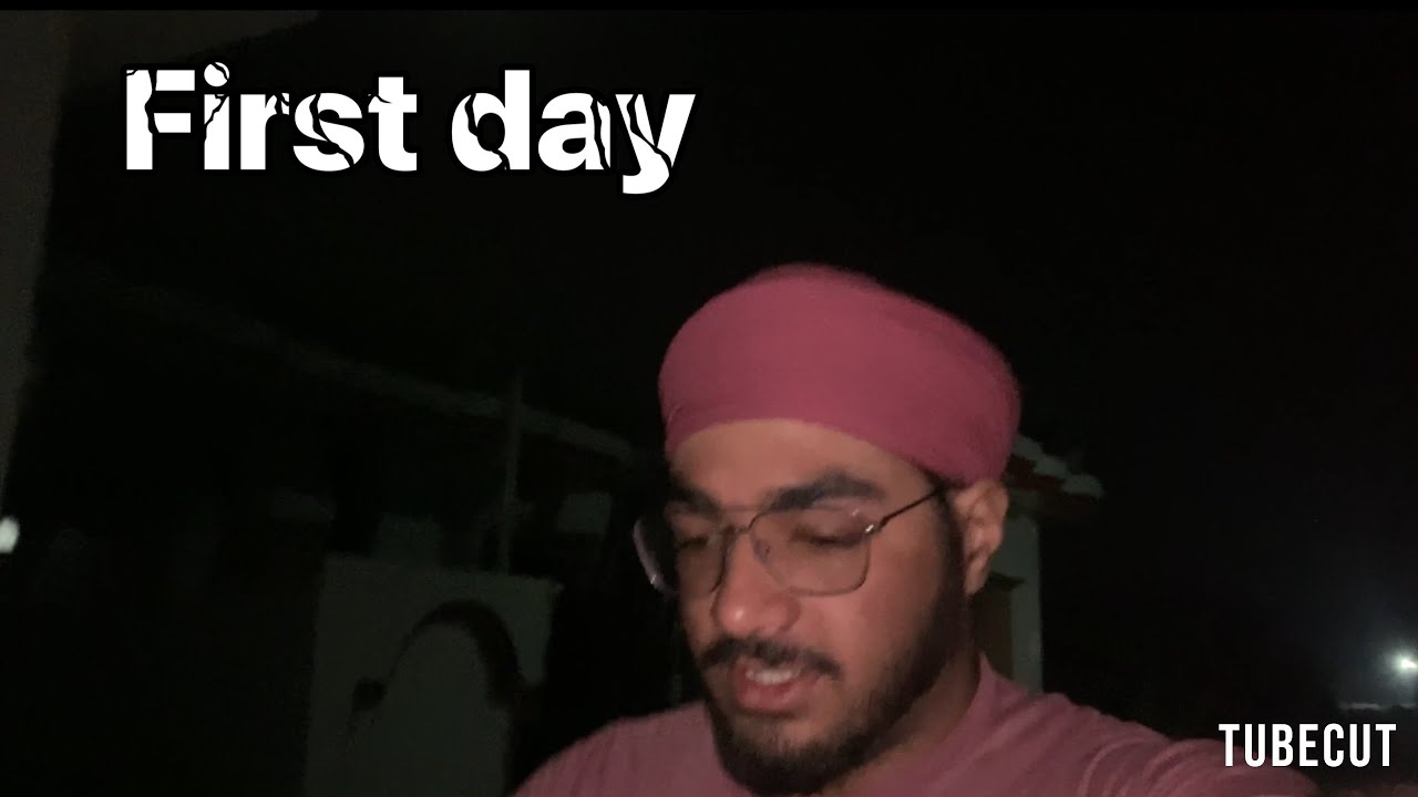 First day of running morning at4am