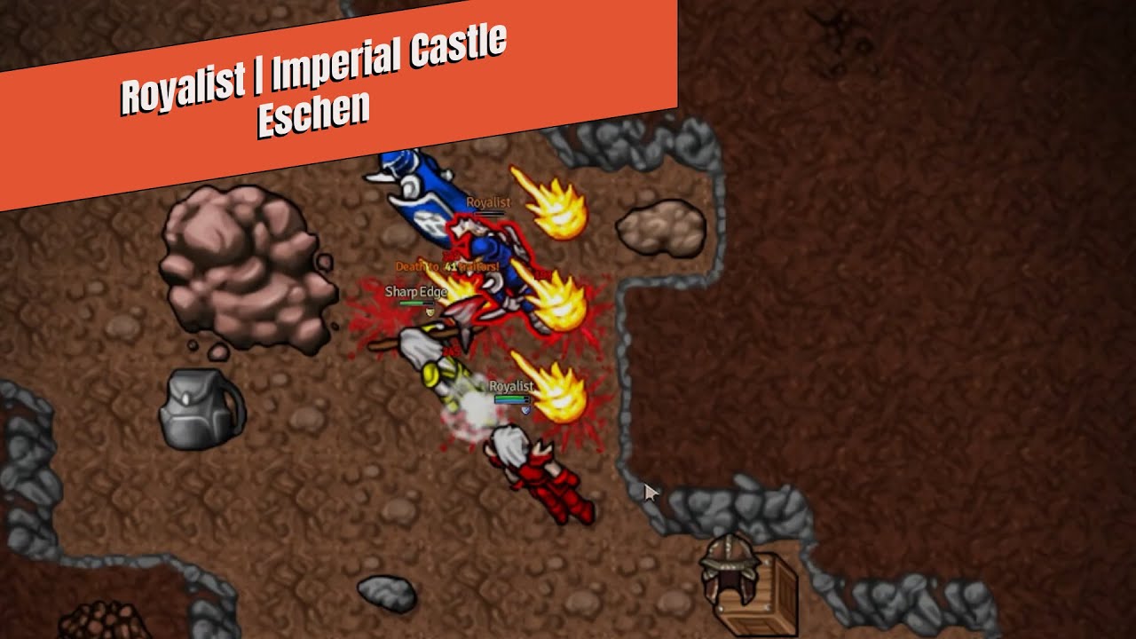 #Medivia - Royalist at Imperial Castle | Royal Archer + Imperial Knight | Eschen #Task #Faction