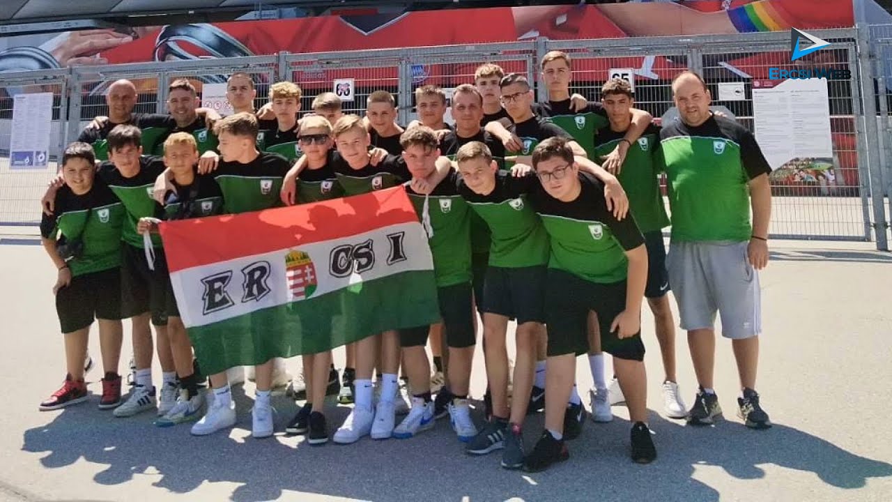 Fantasztikus élmény, igazi focisiker az Ercsi Kinizsi SE U-15 szereplése a németországi Aschheimben
