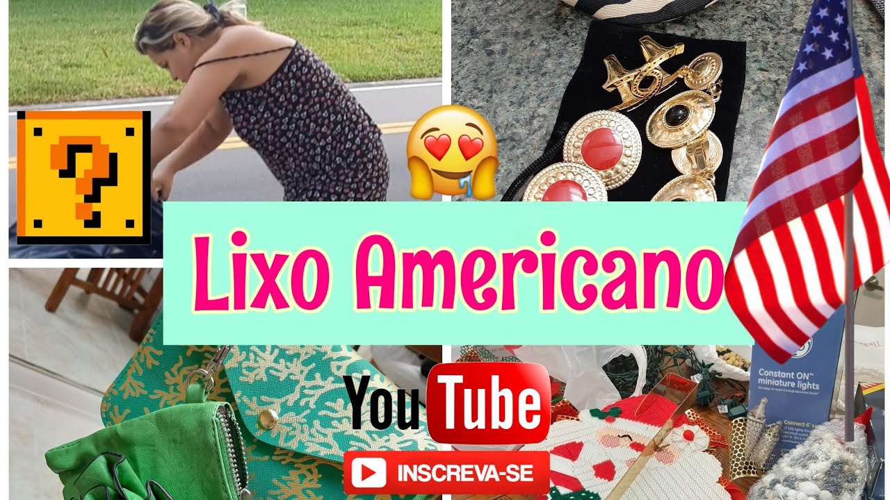 ▪︎ABRINDO A SACOLA MISTERIOSA ,O QUE ACHEI NO LIXO DOS AMERICANOS