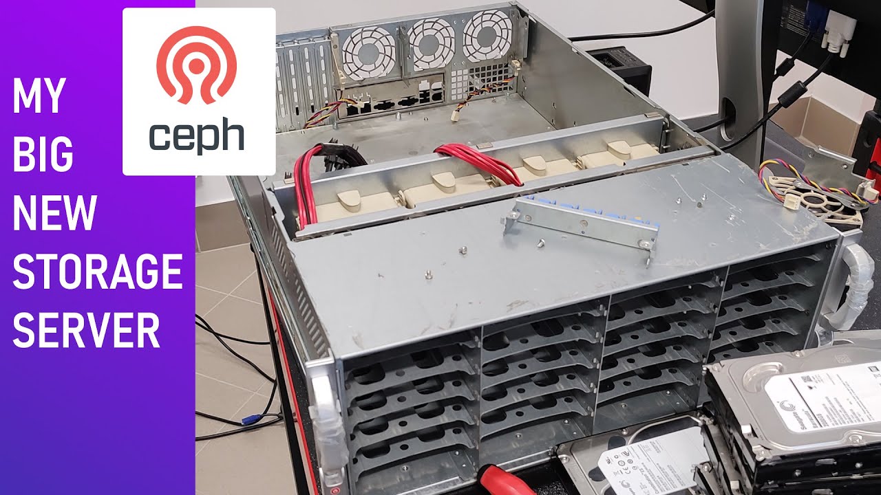 An AMAZING Ceph NAS server build from legacy hardware