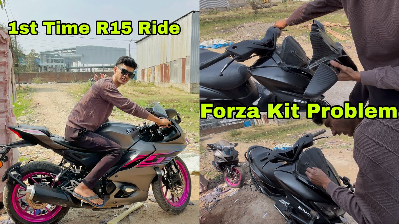 Baar Baar Ye Forza Kit Me Problem Hora hai | 1st Time R15 Ride 