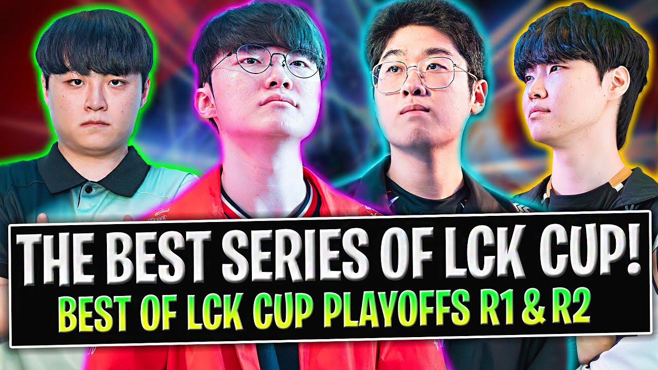 THE BEST SERIES OF THE LCK CUP! - THE BEST PLAYS OF THE LCK CUP 2025 | PLAYOFFS ROUND 1 & 2