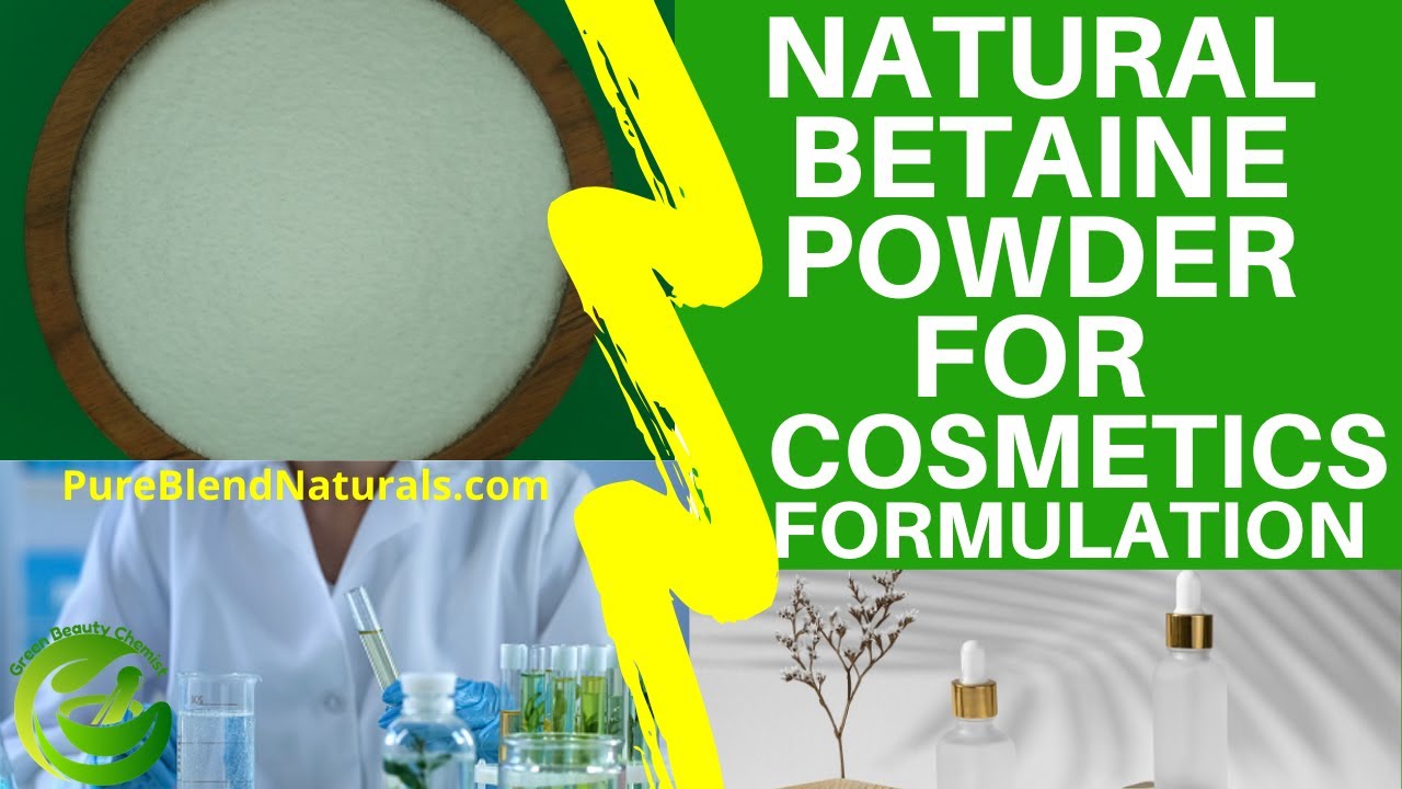 NATURAL BETAINE POWDER FOR COSMETICS FORMULATION: ANTISTATIC CONDITIONING AGENT FOR SKIN & HAIRCARE