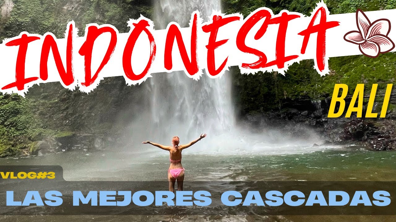 Las mejores CASCADAS de BALI: ruta en moto y aventuras en INDONESIA 🌴💦 | Vlog #3