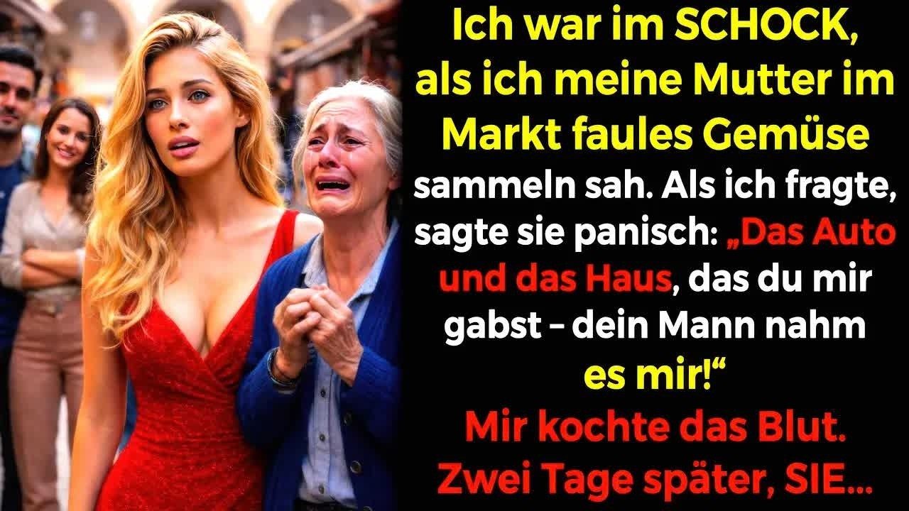 Schockiert, meine Mutter auf der Straße😱 Mein Mann betrog sie, nahm Haus & Auto🏠🚗 Deshalb   �