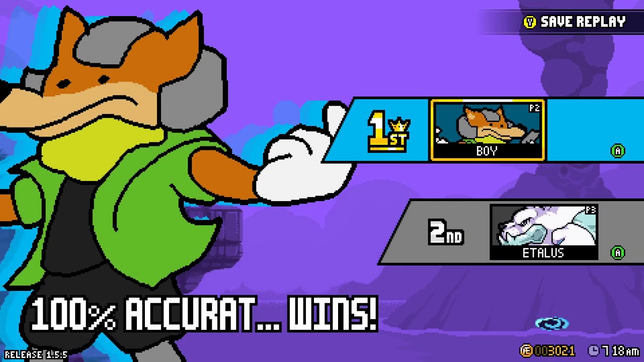 100% Accurate Melee Fox | Rivals of Aether Workshop Character Demonstration