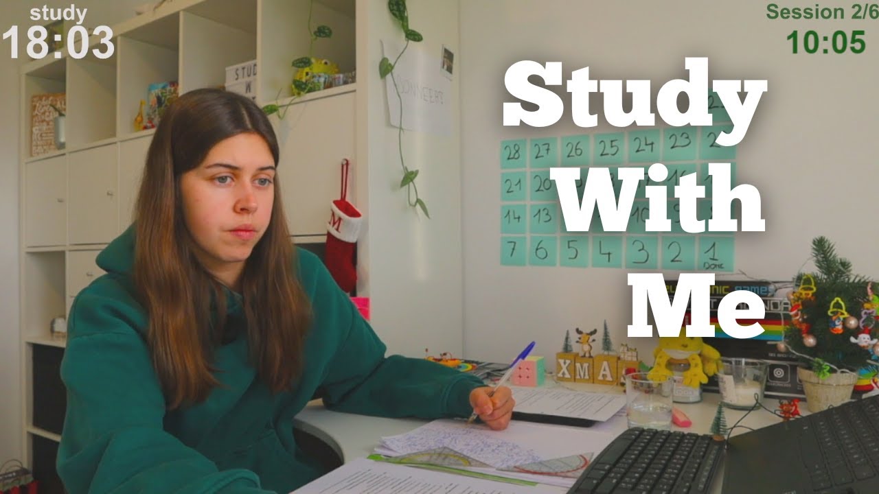 LIVE 11 HOURS Study With Me (50 min study + 10 min break)