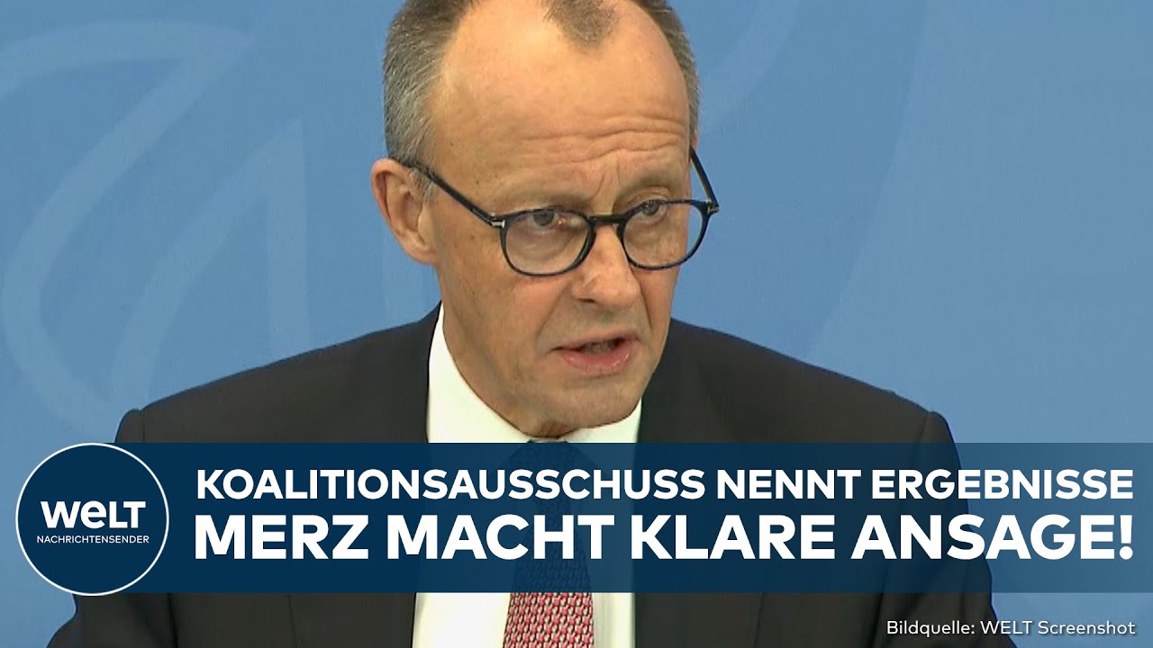 DEUTSCHLAND: Sozialstaat, Wirtschaft, Sicherheit - Merz äußert sich zu Reformen von Union und SPD