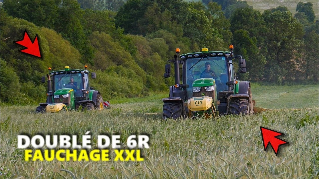 🇫🇷 DOUBLÉ DE 6R AU FAUCHAGE DE MÉTEIL 🤩 1 passage = 20 m ‼️