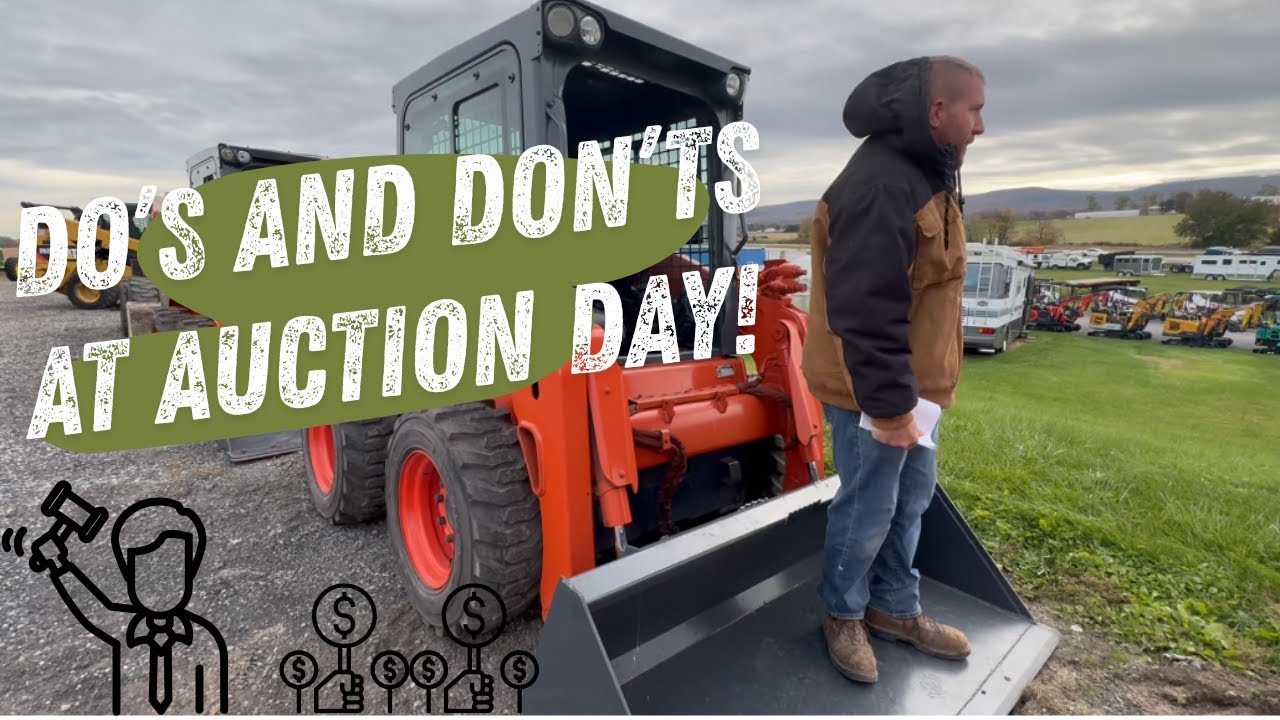 The DO'S and DON'TS of purchasing equipment at auction!