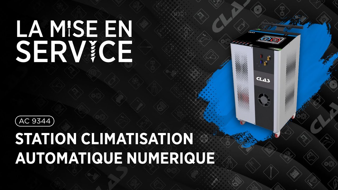 Mise en service - Station de climatisation automatique AC 9344 (Gaz R1234yf)