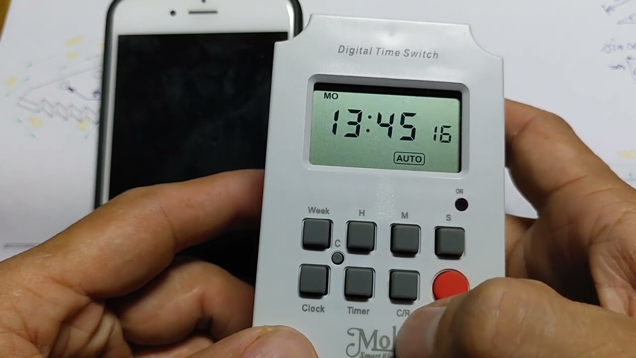 Hướng dẫn cài đặt hẹn giờ trên thiết bị ML-316S