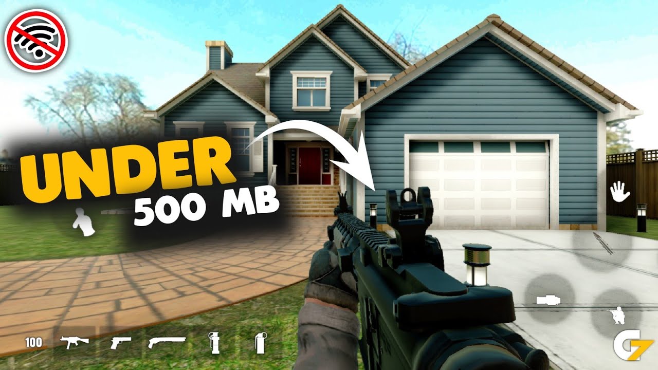 Top 5 offline Shooting games under 500MB on android