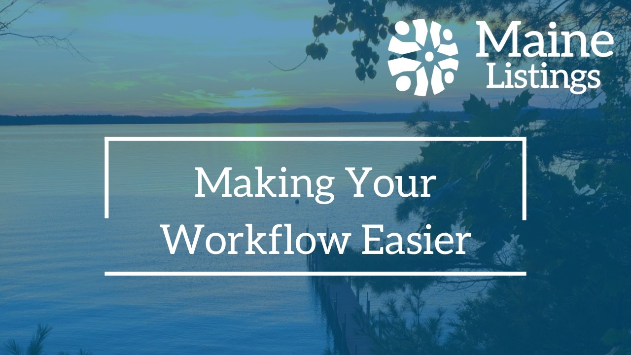 Making Your Workflow Easier