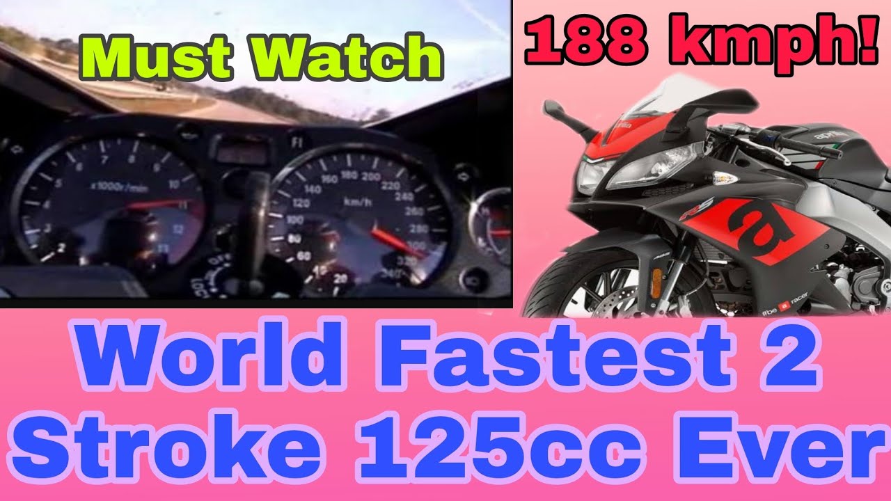 World's Most Powerful 2-Stroke 125cc Bikes Acceleration and Top Speed💥