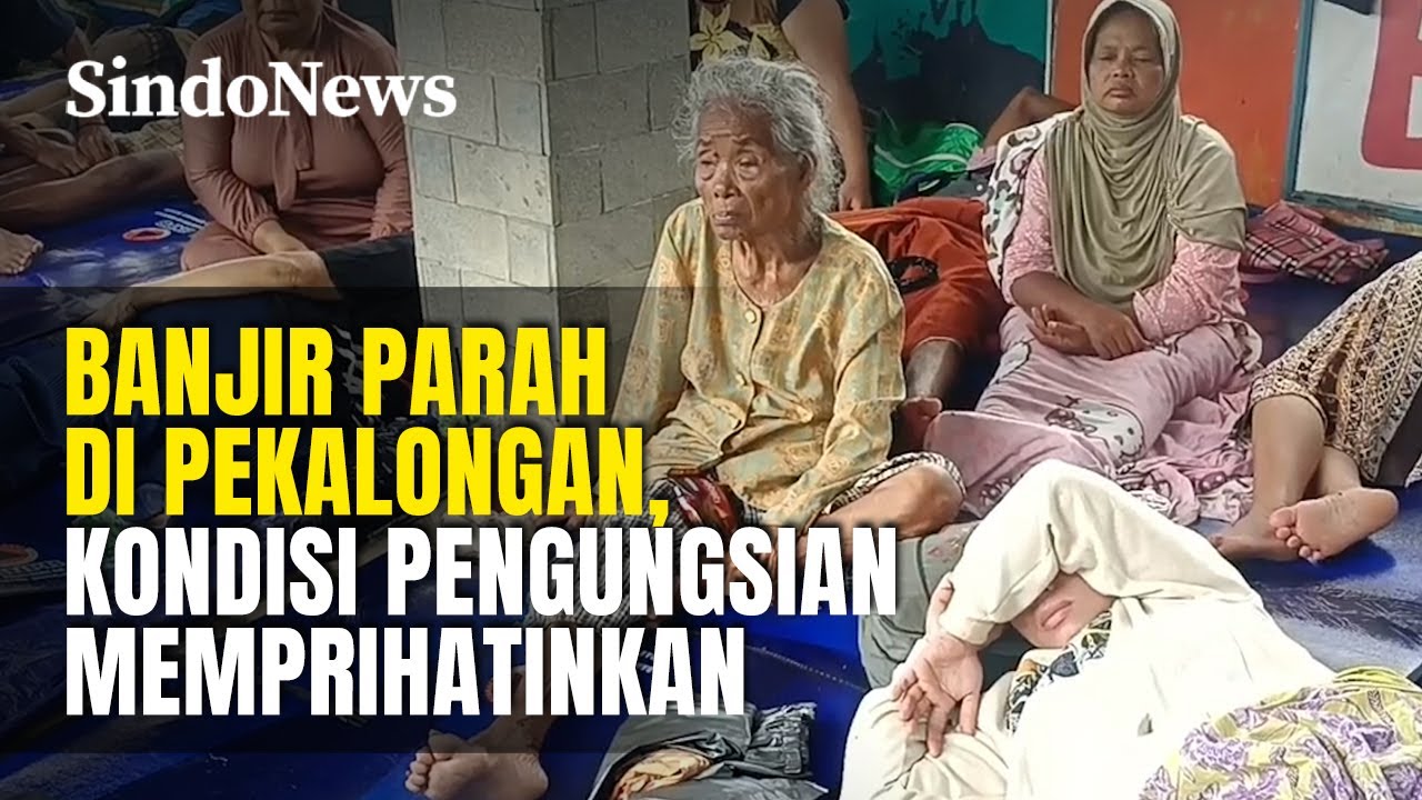 Banjir Parah di Pekalongan, Kondisi Pengungsian Memprihatinkan