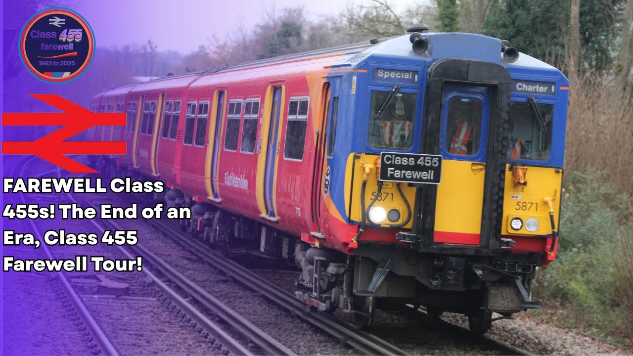 The AMAZING Class 455 Farewell Tour, Chasing the 455s One Last Time!
