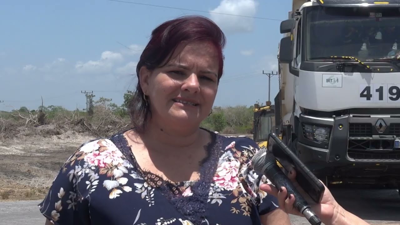 Chequean en Sandino construcción del Parque Solar Fotovoltaico.