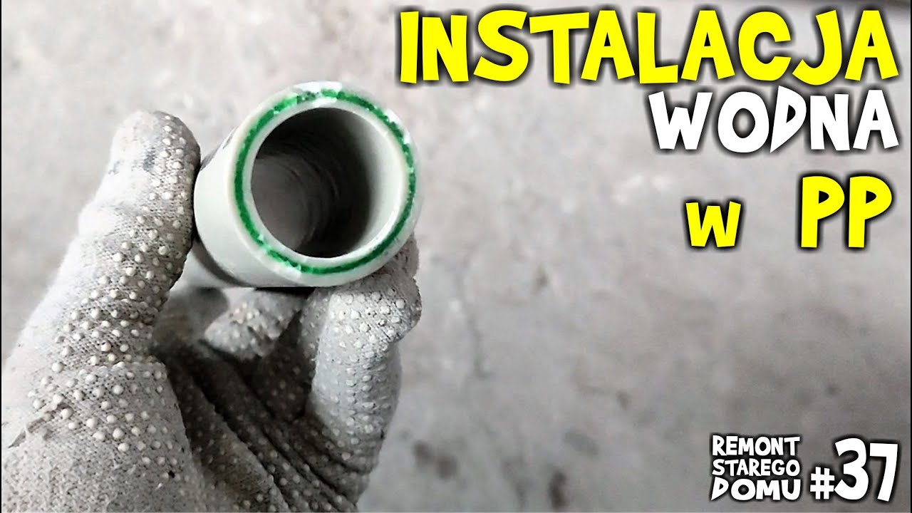 PLASTIK FANTASTIK ❓ Instalacja wodna w PP, cz.4 - Remont Starego Domu - cz. #37