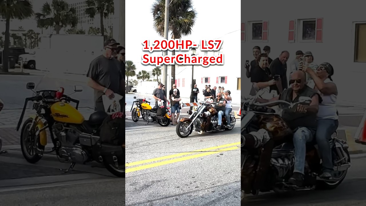 1,200 Horsepower Supercharged Boss Hoss #bosshoss #ls #shorts #supercharged #motorcycle #v8 #bike