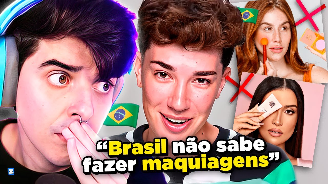 James Charles DETONA maquiagem brasileira: Mari Maria e Boca Rosa em polêmica