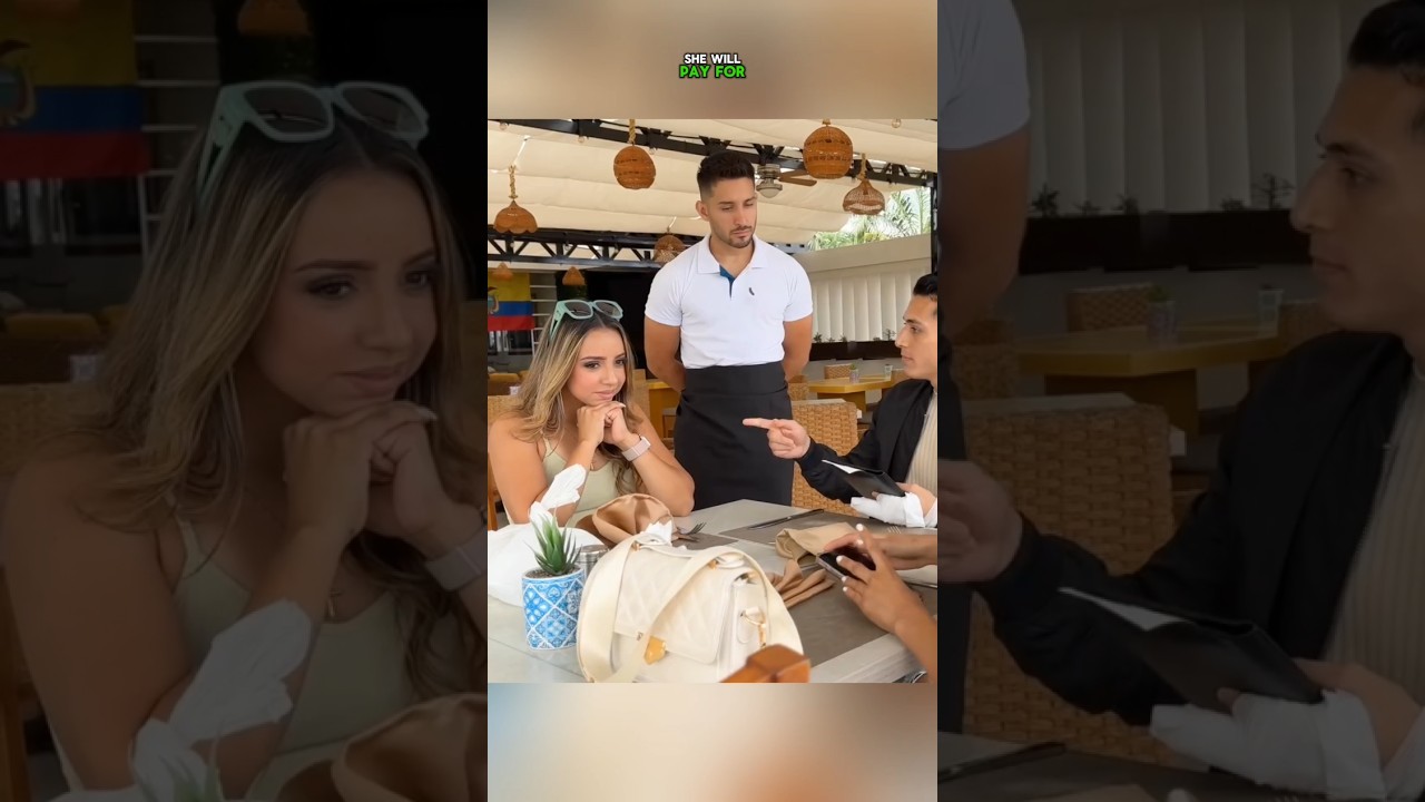 Молодой человек отказался платить за ужин подруги своей девушки в ресторане 😳 #шорты