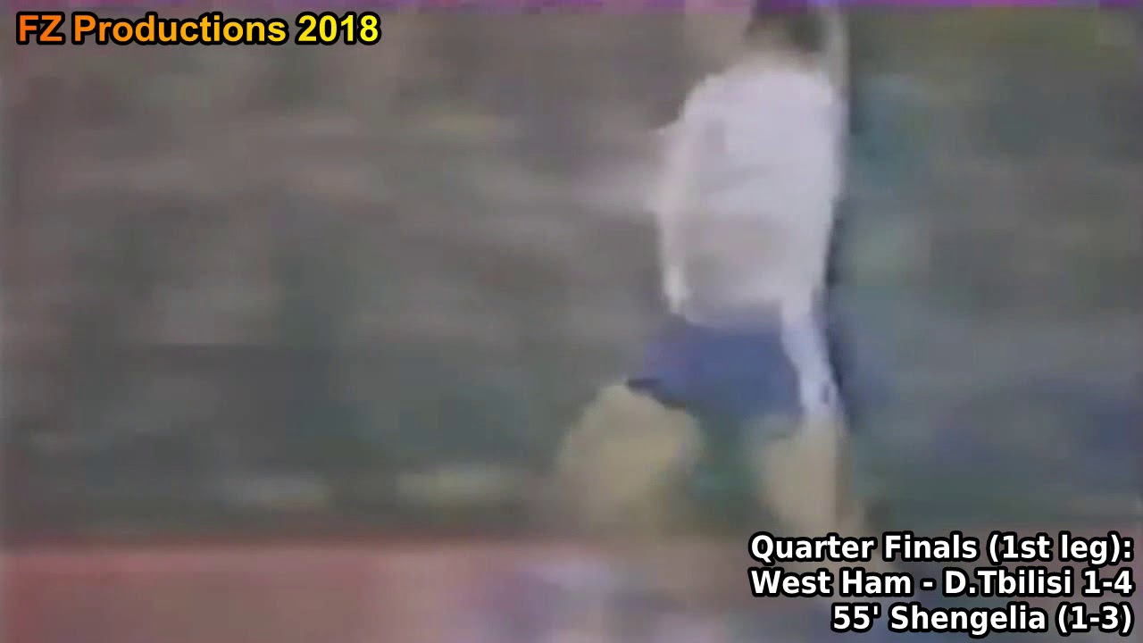 1980-1981 Cup Winners' Cup: FC Dinamo Tbilisi All Goals (Road to Victory)