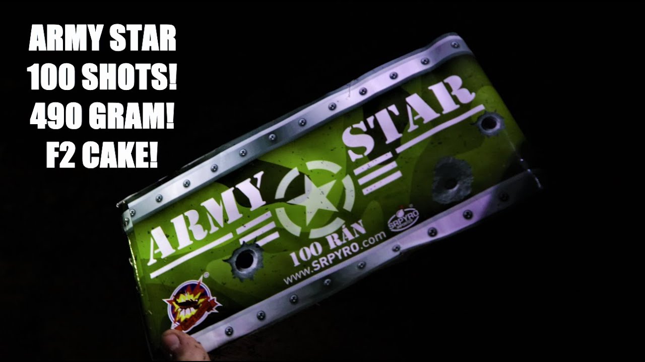 Army star 100shots SRPYRO!