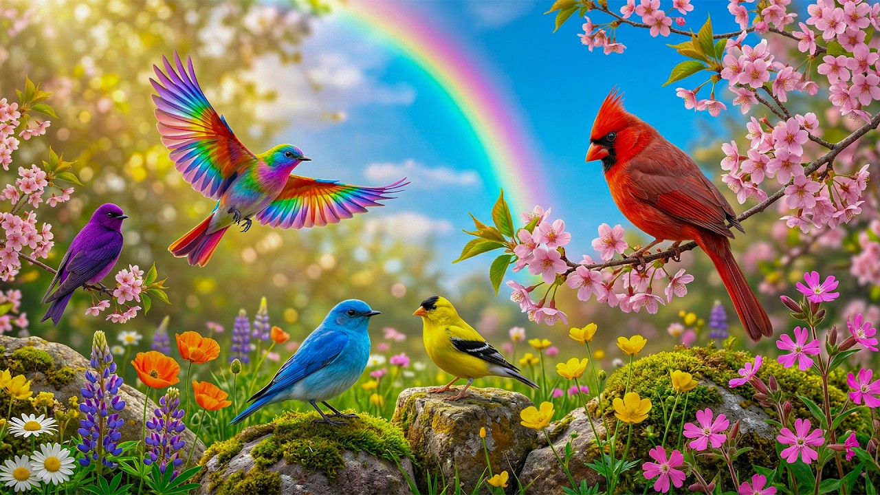🕊 Spring Birdsong and Soothing Piano 🌸 Relaxing Nature Music for Study, Calm Mind & Inner Peace