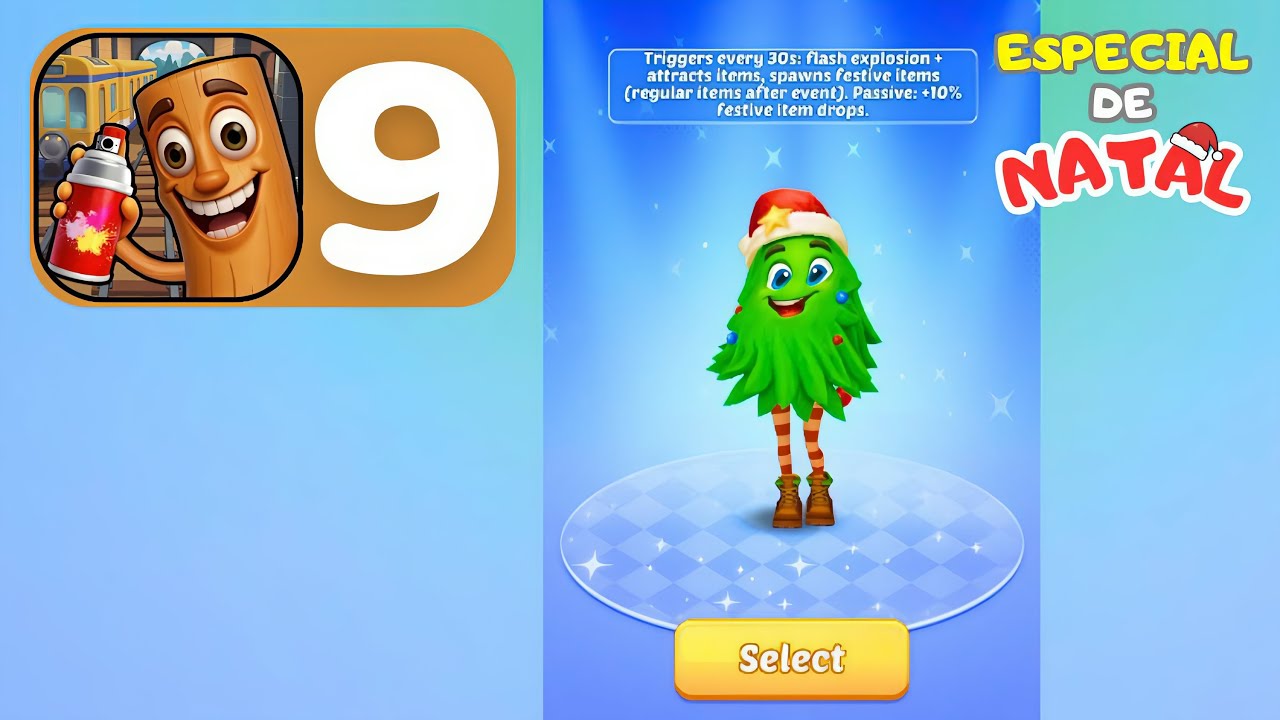 Brainrot Runner: Subway Rush - Gameplay Walkthrough Parte 9 - Especial de Natal