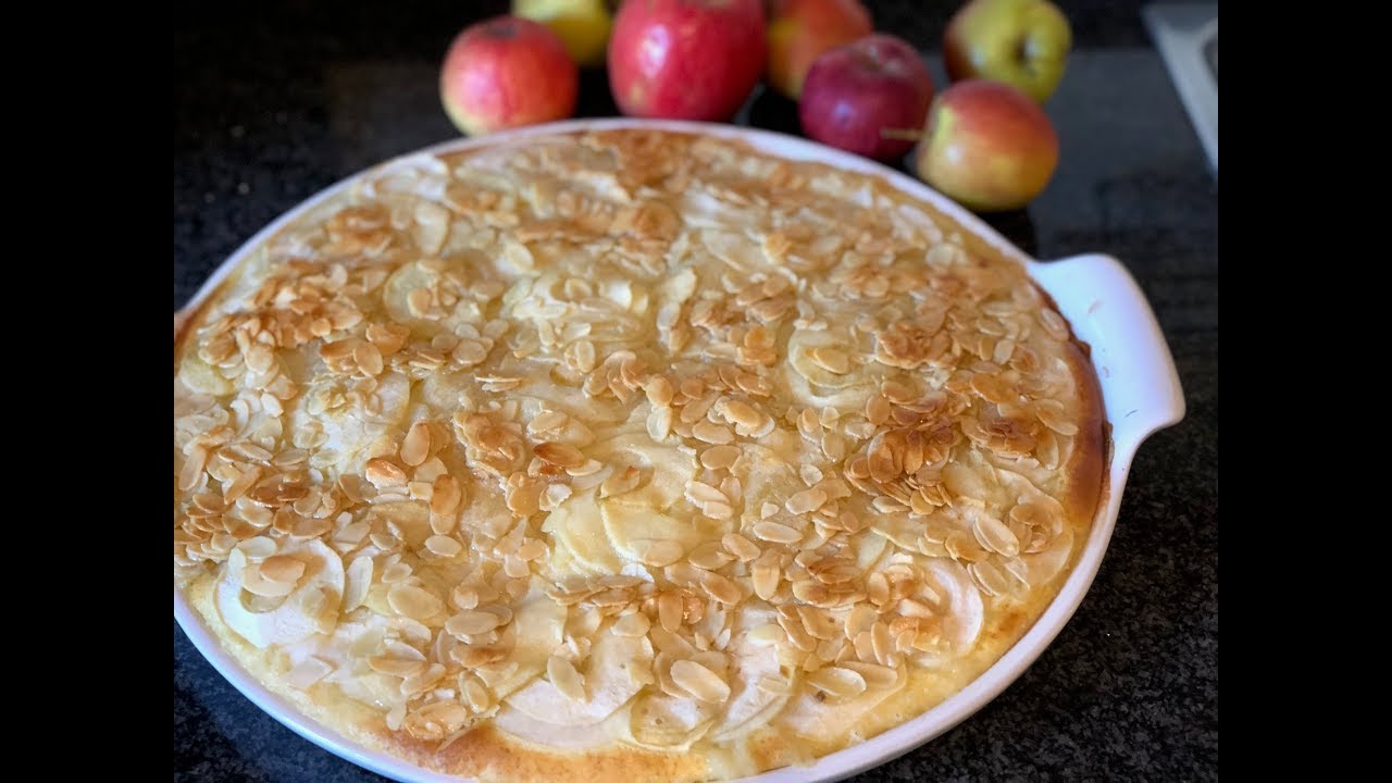 Apfelkuchen mit Mandelkruste auf der Stoneware von Pampered Chef® mit dem Thermomix TM5®